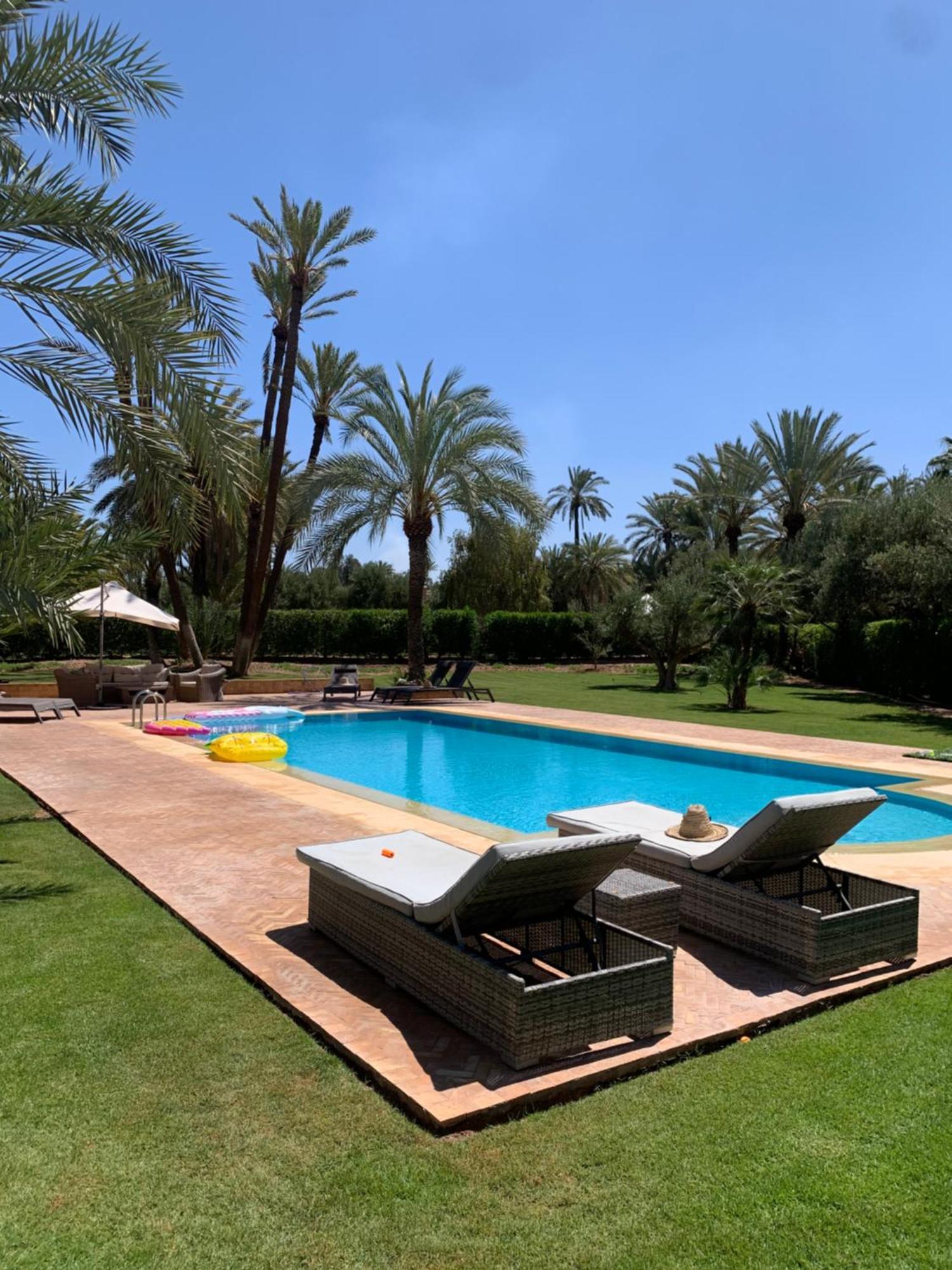 Villa Avec Piscine Privatisee A La Palmeraie Marrakesh Extérieur photo
